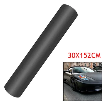 

Black Car Film Vinyl Wrap Protector Bubble 1pcs Free 30*152CM 1x Flat Matte