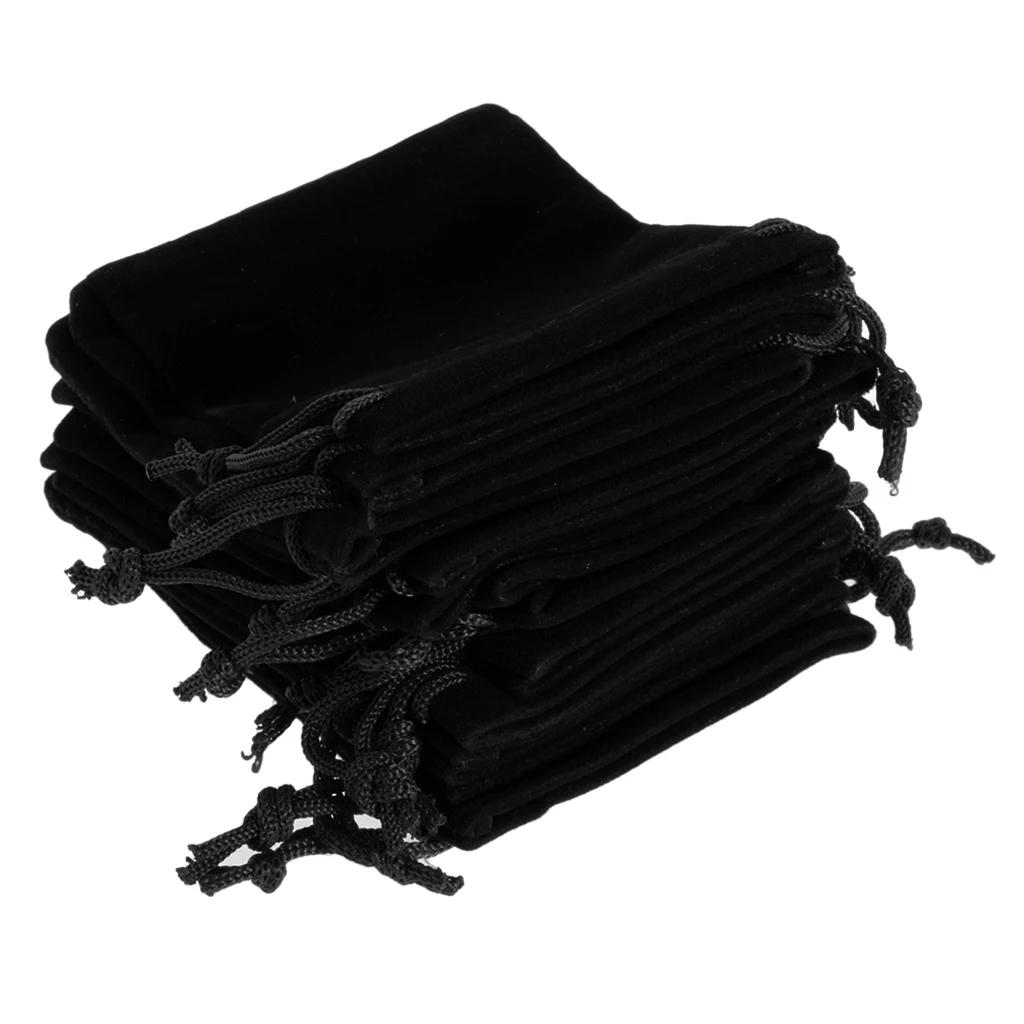 10 pcs Velvet Bags Wedding Party Gift Drawstring Jewelry Pouches Perfect Gift Bags for Party Wedding Bracelets and Watches