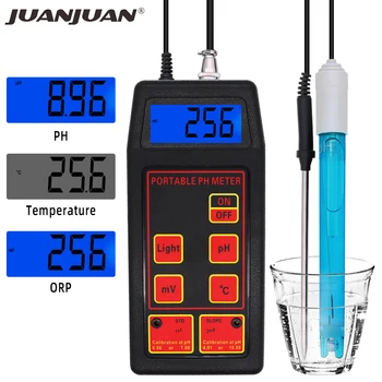 

Digital 3 in 1 PH ORP Temp Meter Multi-function Water Quality Monitor Multiparameter tester with PH TEMP Electrode 40% off