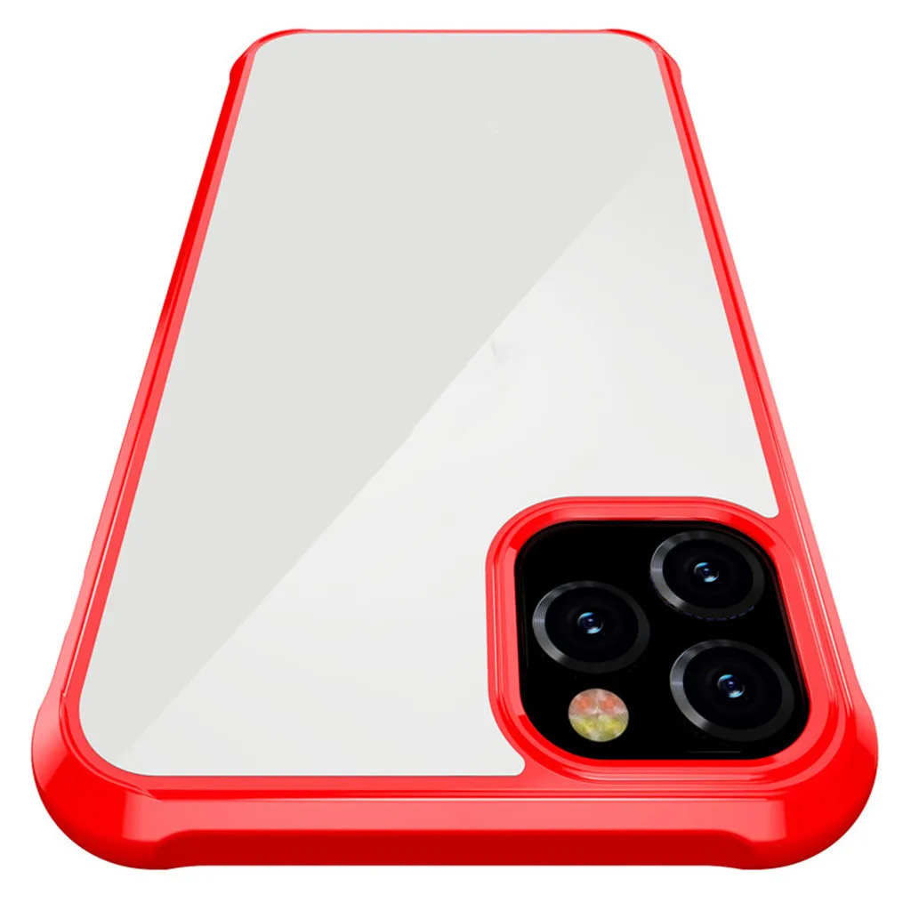 Dirt-resistant Slim Cover For IPhone 11 Pro  TPU Transparent Back Cover For IPhone 11 Pro hard edge fashion design appearance