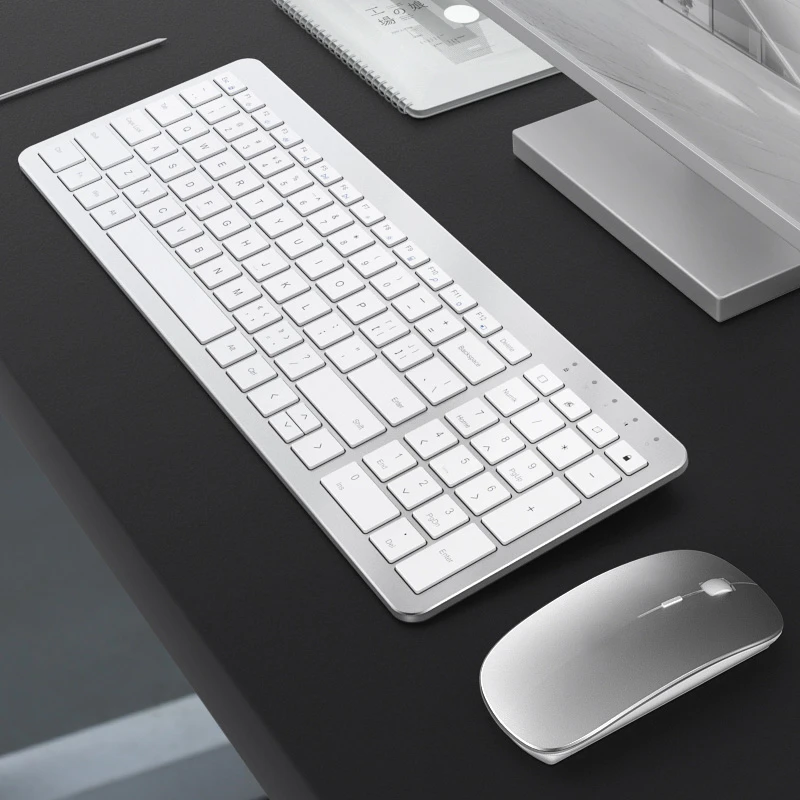 2 4g Wireless Ultra Slim Keyboard Silent Mouse Multimedia Keyboard Gaming Mouse For Macbook Pro Computer Ergonomic Keyboard Mice Keyboard Mouse Combos Aliexpress