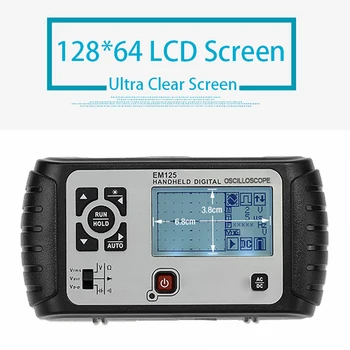 

2 In 1 Multimeter Oscilloscope 25MHz Multifunct Handheld Scopemeter Voltmeter Ohmmeter Capacitance Screen Digital Oscilloscope