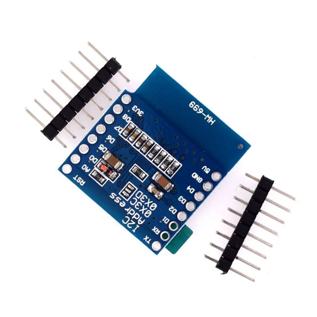 HW-699 0,66 дюймовый OLED дисплей модуль для D1 Мини ESP32 модуль Arduino AVR STM32 64x48 ЖК-экран IIC IEC OLED