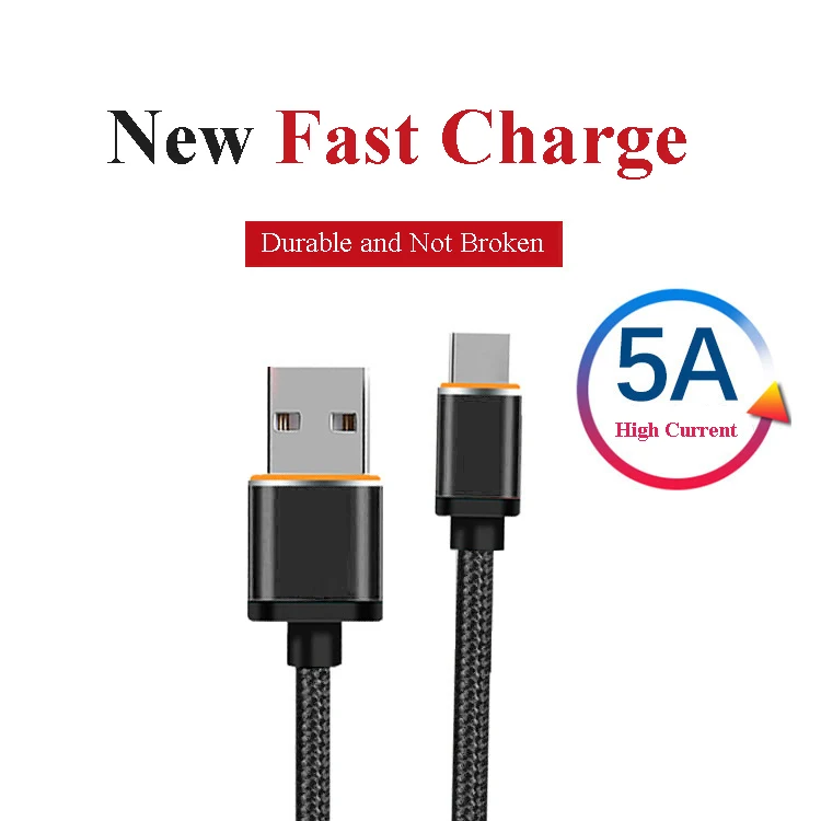 NATTHSWE 5A супер быстрый кабель USB C для huawei P30 P20 Lite Xiaomi Mi 9 Quick Charge 3,0 usb type C зарядный кабель для samsung A5