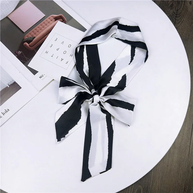 Striped scarf Шарф из пашмины, зимние шарфы для женщин, маленькая сумка с шарфом, стример в полоску, воротник ins - Цвет: Striped scarf