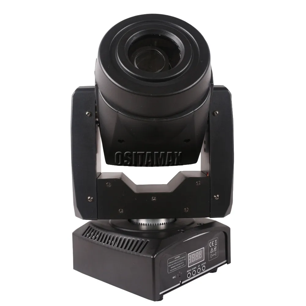 6pcs Lyre Mini 60w LED Spot Light Moving Head Stage Light with Gobo and Color Wheel Rainbow Effect Sound DMX for Party Disco DJ
