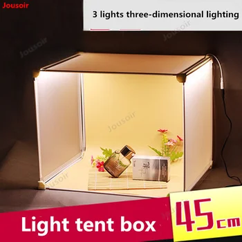 

Mini studio small led soft box set photography box photo props CD50 T03