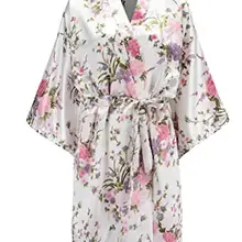 Для женщин короткий халат в цветочек, платье невесты для свадьбы, невесты, подружки невесты кимоно