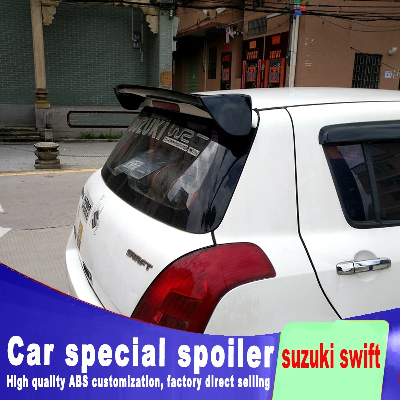 Высококачественный спойлер из АБС пластика для suzuki swift style больших спойлеров с