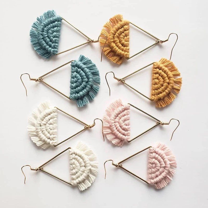 Nuevo Diseño Pendientes De Borlas Bohemias Pendientes De De Nuevo Diseño Pendientes De Borlas Bohemias Pendientes De De