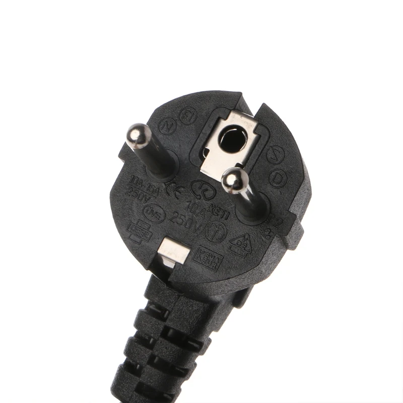 1,5 м C13 IEC 320 Европейский чайник 2 Pin AC круглый ЕС штекер шнур питания Прямая поставка поддержка