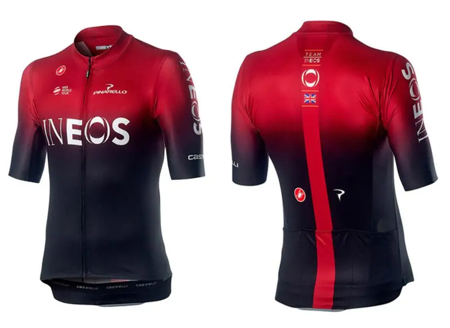 2019 INEOS Ropa Ciclismo Велоспорт Джерси нагрудник шорты набор Быстросохнущий 9D