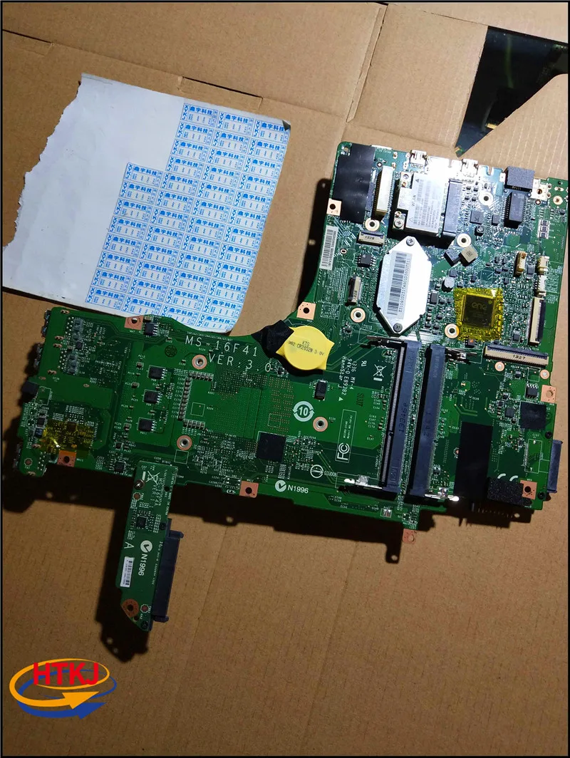 for MSI GT60 LAPTOP MOTHERBOARD MS-16F41 REV 3.0 TESED OK