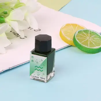 

Colored Bottled Fountain Pen Ink Zodiac Signs Cover Refilling Liquid Color 18ml 53CC