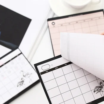 

1PC 30 Sheet Creative Simple Weekly Planner Book Desktop Schedule Month Plan Tear the Notebook Work Efficiency Summary