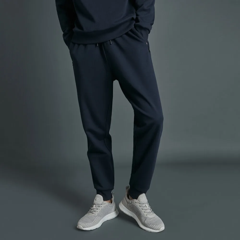 Мужские флисовые брюки Xiaomi Life, мягкие и освежающие спортивные штаны для отдыха, мужские свободные хлопковые брюки, эластичные спортивные штаны