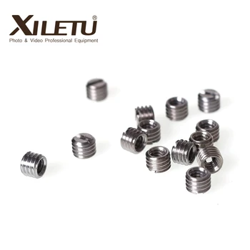 

XILETU XDS-06 1/4 to 3/8 adapter Screws can be used on Tripod,Tripod Head,QR plate or other places that require 1/4 to 3/8.