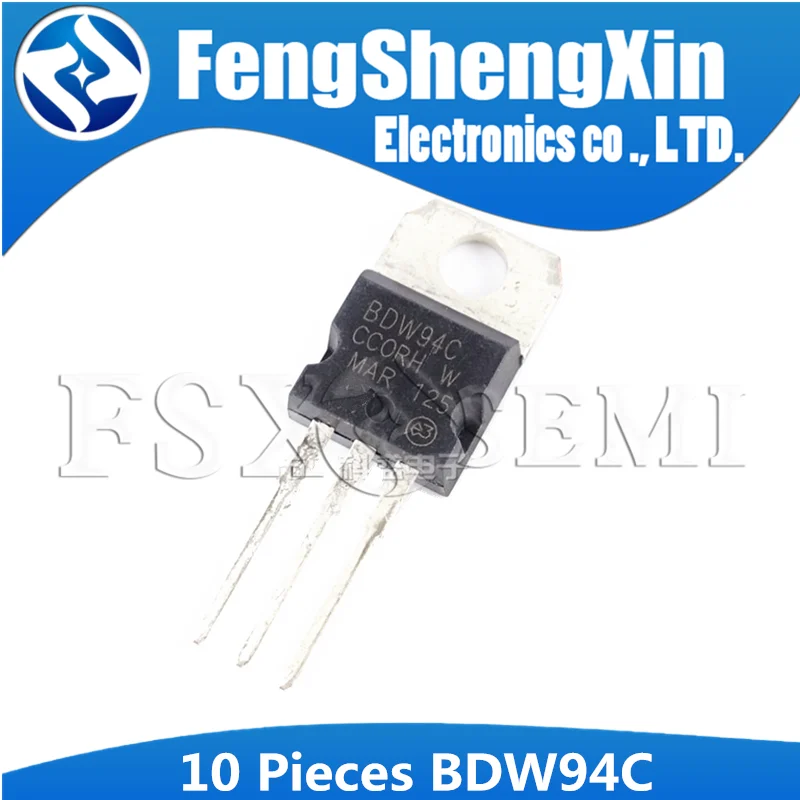 10pcs BDW94C BDW94 PNP transistor TO-220 10pcs BDW94C BDW94 PNP transistor TO-220