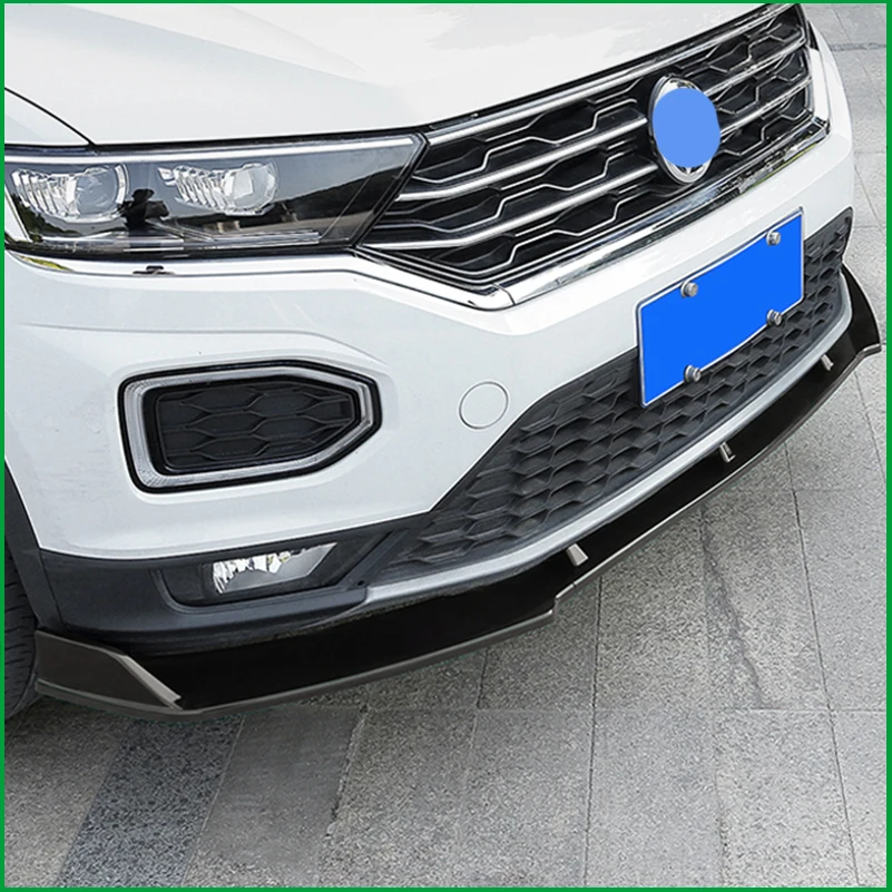 Для VOLKSWAGEN T ROC 2018 2019 передний бампер для губ нижний диффузор защитная пластина