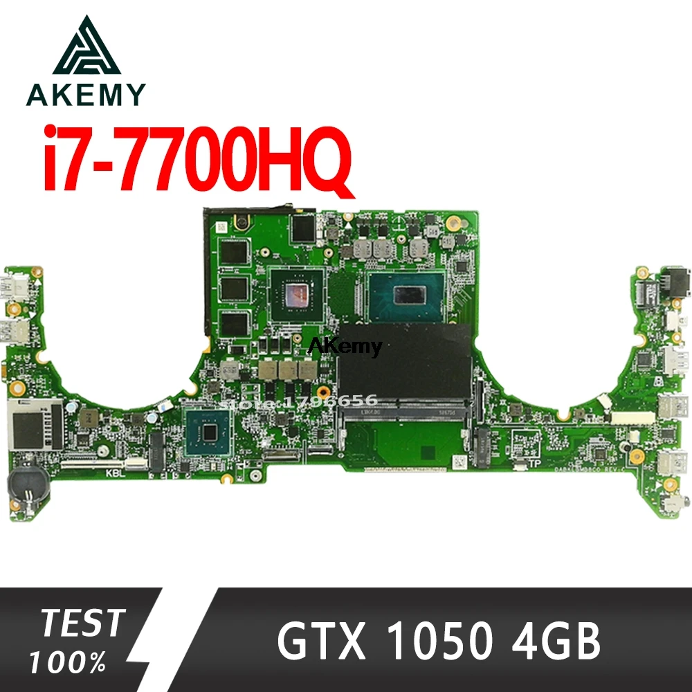 DABKLAMB8B0 материнская плата для For Asus GL503VD GL503V ноутбука GTX 1050 4GB i7-7700HQ | Компьютеры и