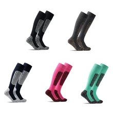 Skiing Socks Adult Knee High Breathable Sweat Absorbent Deodorization Towel Bottom Outdoor Sports Hosiery Footwear