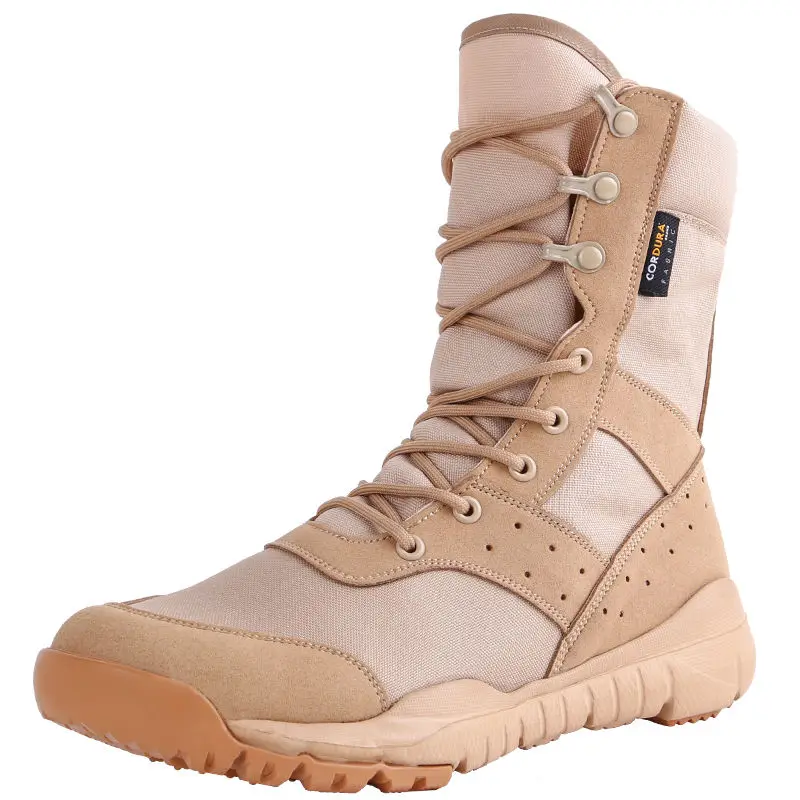 

Summer CQB Ultra-Light Combat Mesh Breathable Canvas Military Tactical Military Boots Men's Special Forces Security Duty Shoes.