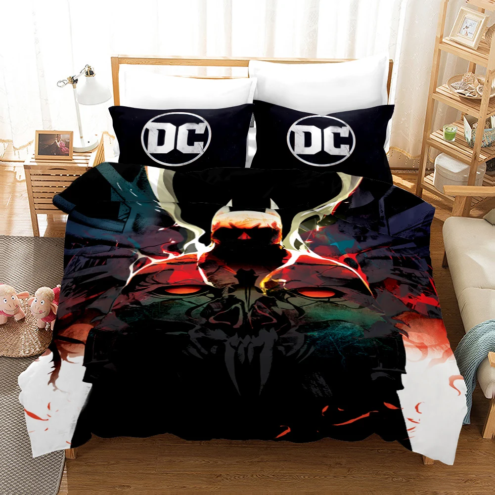 3D Bedding Set The Avengers Duvet Cover Set for Kids Adults Pillowcase Marvel Iron Man Thor Captain America Bedclothes Bed Linen
