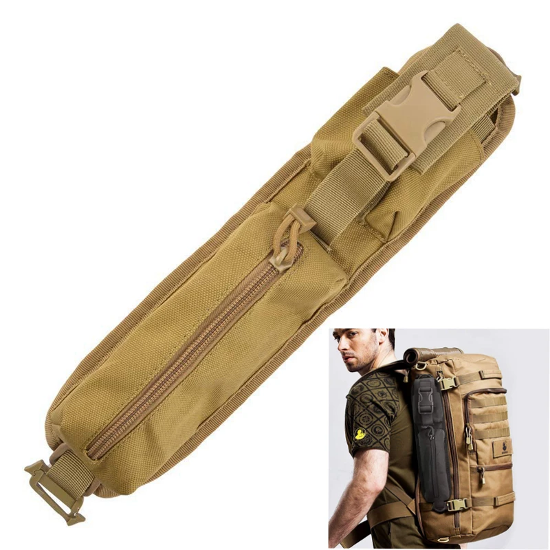 

Outdoor Tactical Backpack Attachment Bag Hunting Shoulder Strap Bag Hiking Camping Strap Bag Molle Tools Accessory Bag