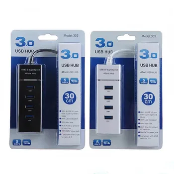 

High Speed Multi USB 4 Port USB 2.0 Multi HUB Splitter Socket Expansion Desktop PC Laptop Adapter Converter Data Charger Cable