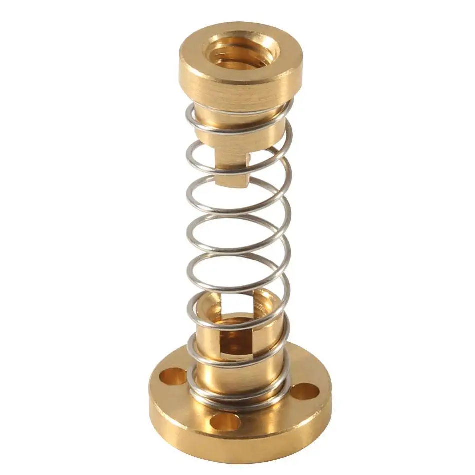 T8 Anti Backlash Spring Loaded Nut Elimination Gap for 8mm Acme Threaded Rod Lead Screws DIY CNC 3D Printer Parts | Компьютеры и офис