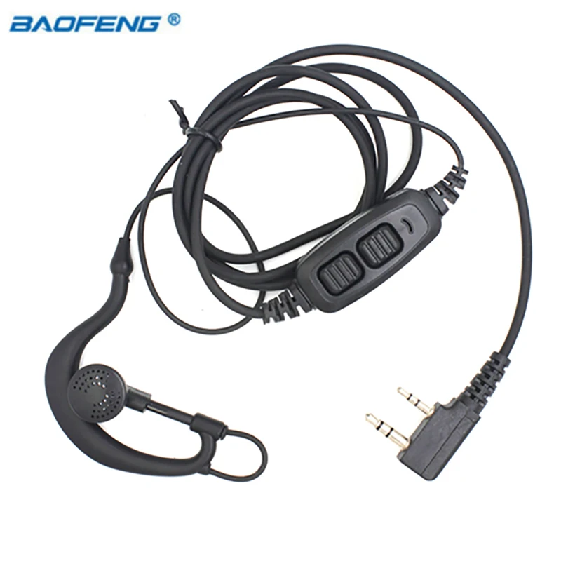 

For Baofeng UV-82 Covert Acoustic Air Tube Double PTT Earphone for Baofeng UV82 Walkie Talkie Ham Radio