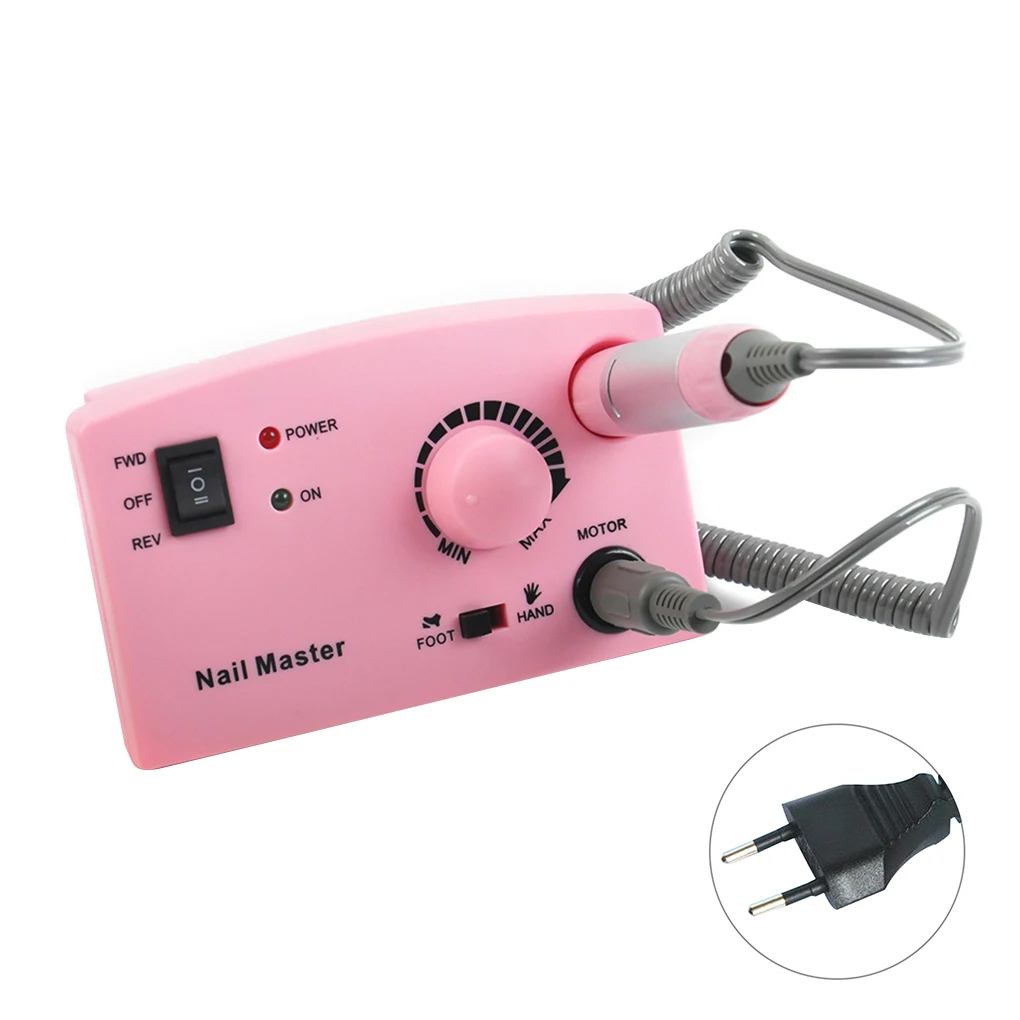 

220V Professional Nail Polishing Tool Electric Nail Polishing File Bits Machine Manicure Pedicure Kit EU/EU Plug