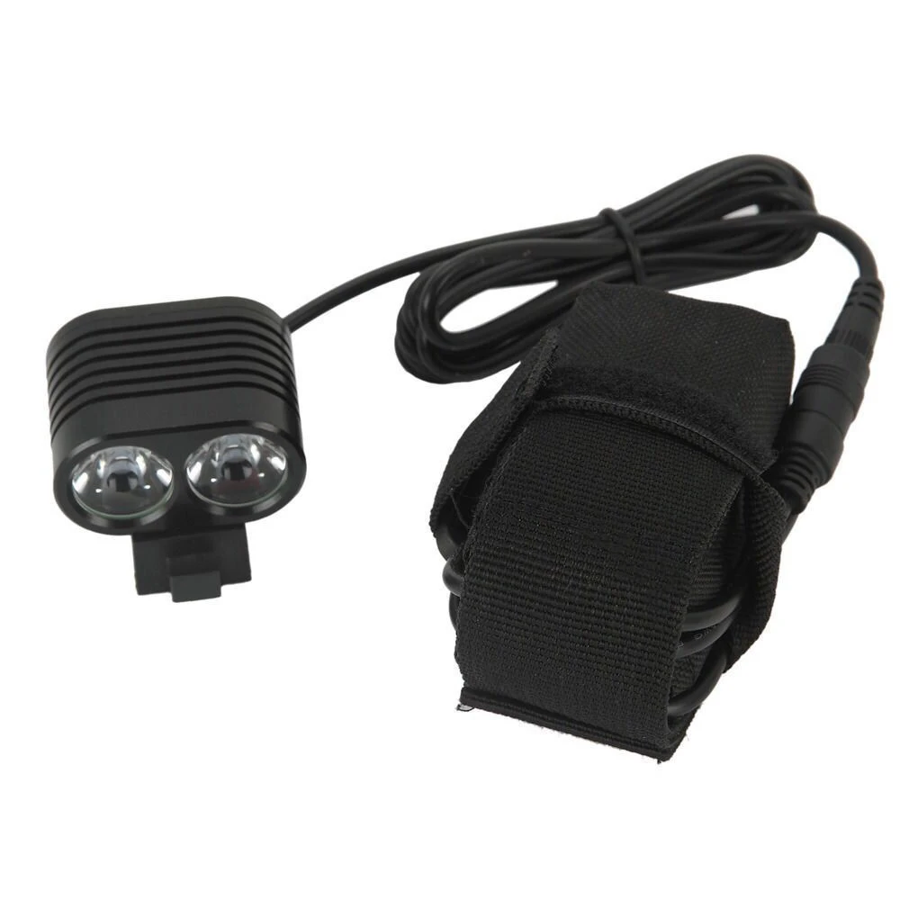 10000 Lumens Bicycle Front Light 2xXM-T6 Handlebar Flashlight With 6000mAh 418650 Battery Night Cycling Brightness Lamp BC0542 (4)