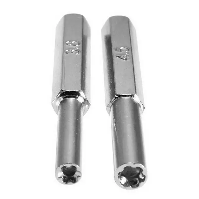 2 PCS New 3.8mm + 4.5mm Security Screwdriver Tool Bit Gamebit for Nintendo NES N64 Gameboy 1