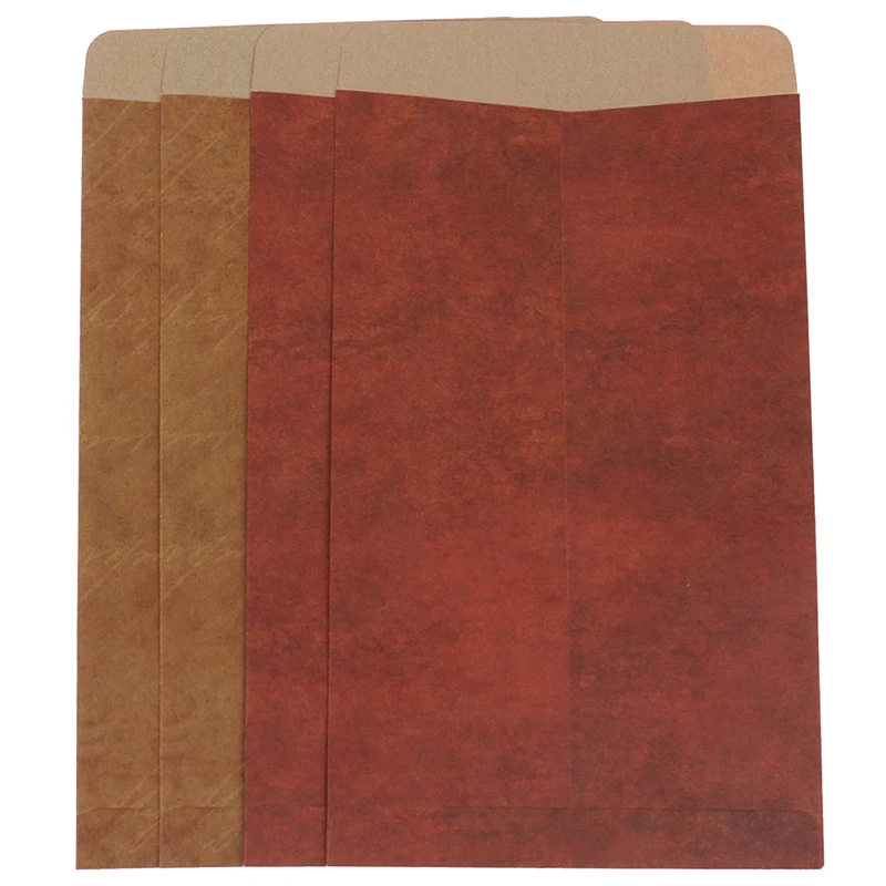 10pcs Retro Vintage Envelope Kraft Paper Envelopes DIY Decorative Envelope Small Paper School Office Supplies