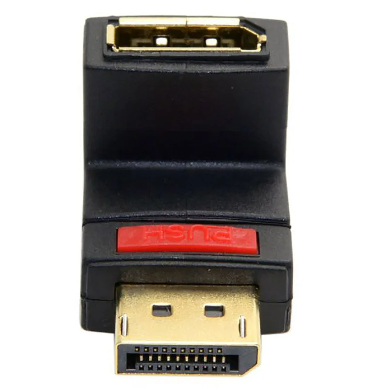 90 градусов вверх угловой Dp Displayport папа-мама удлинитель