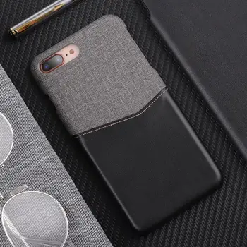 

Leather In Canvas Phone Case for IPhone 11 Pro 11 Pro Personalized Fashion Design for IPhone 6 6s 8 7 Plus X XR XS MAX
