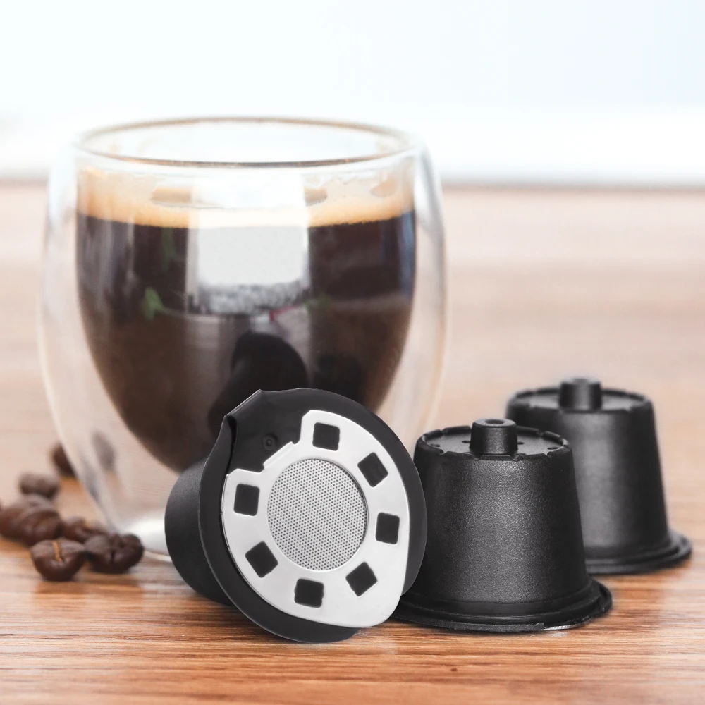 Фильтры для кофе Nespresso из нержавеющей стали многоразовые капсулы капельки чашки