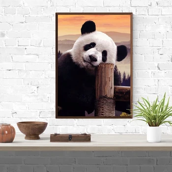 

Modular HD Canvas Pictures Animal Panda Painting Home Decoration Prints Poster for Living Room Modern No Framework Wall Artwork