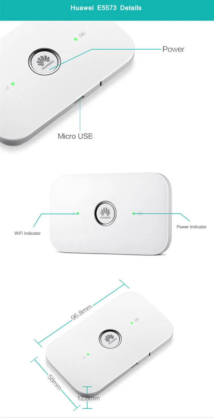Huawei e5573 4G Wifi роутер E5573cs 322 4g Mifi Pocket Мобильная точка доступа 150 Мбит/с