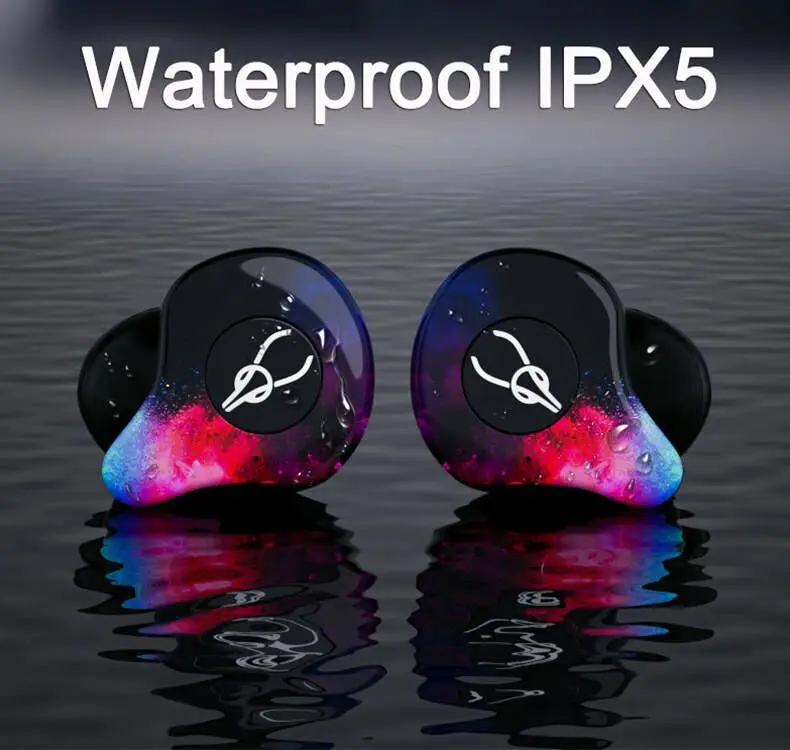 SabbatX12pro красочные 5,0 Bluetooth наушники оригинальные бинауральные звонки в уши спортивные мини наушники