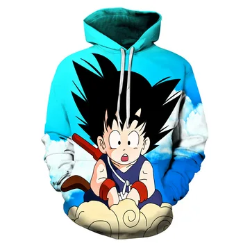 

Anime DRAGON BALL Son Goku 3d Hoodies Men/women Blue Sweatshirt Winter Outwear Jacket Oversize Gift Pullovers Warm Clothes
