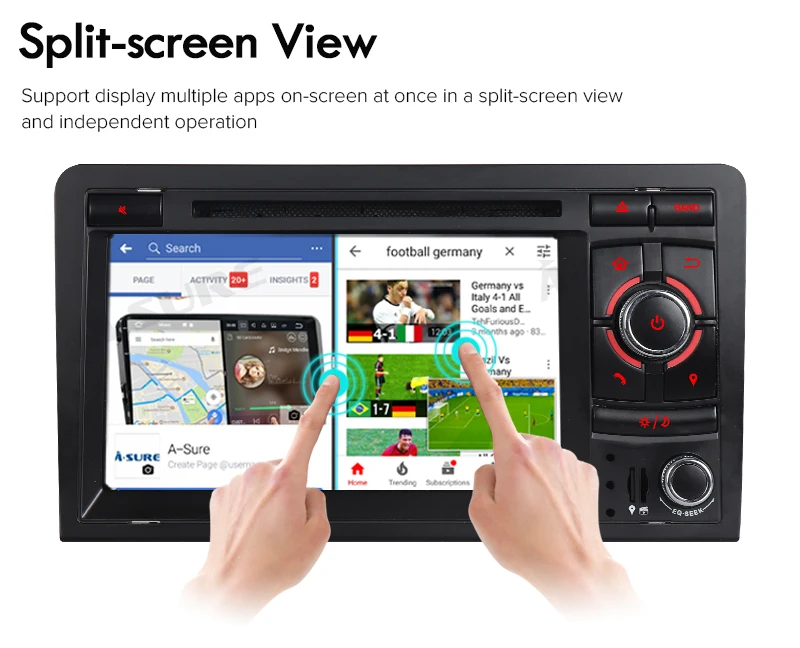 Sale A-Sure 2 Din 7 Inch Android 9.0 Car Radio DVD GPS Player For Audi A3 (2003-2011) S3 RS3 RNSE-UP Navigation With 4GB RAM 8 Core 13 Sale A-Sure 2 Din 7 Inch Android 9.0 Car Radio DVD GPS Player For Audi A3 (2003-2011) S3 RS3 RNSE-UP Navigation With 4GB RAM 8 Core 13