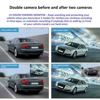 

Dual Lens 4 HD LCD Car DVR 1080p Video Camera Recorder Dash Cam Night Vision