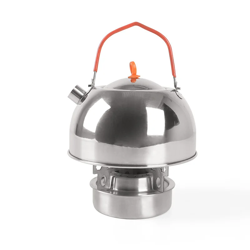 600 мл открытый Teakettle кемпинговый чайник барбекю чайник для воды мини Рыбалка кофейник