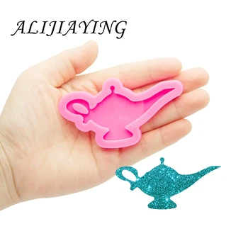 

Shine Inside Resin Mold Teapot Keychain Silicone Moulds DIY for Epoxy Resin Jewellery Making DY0627
