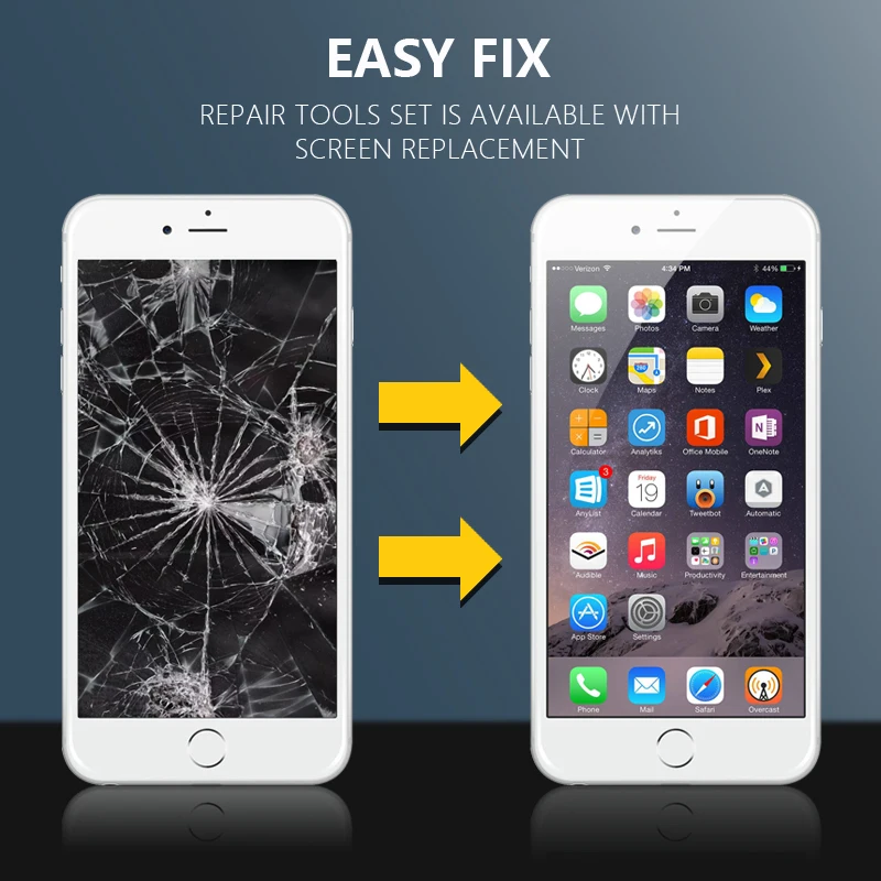 AAA +++ is suitable for iPhone 5G 5S SE 5C  LCD touch screen digitizer component, suitable for iPhone  6G 6Plus + with Gifts