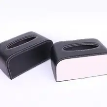 Кожаный Автомобильный солнцезащитный козырек подлокотник сиденье задняя коробка ткани автоматический насос держатель кассеты съемные наклейки коробка для салфеток Органайзер Подходит для BMW