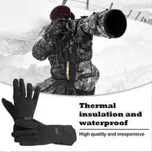 Водонепроницаемые перчатки для фотосъемки противоскользящие теплые уличные перчатки для съемки камеры универсальные аксессуары для камеры