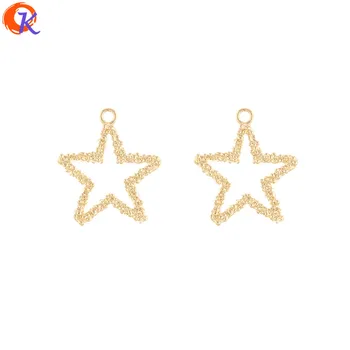 

Cordial Design 100Pcs 22*25MM Jewelry Accessories/Charms/Star Shape/DIY Making/Earrings Connectors/Hand Made/Earring Findings